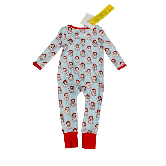 NWT Swoon Baby 3M Vintage Santa Zippy in blue - Picture 2 of 4
